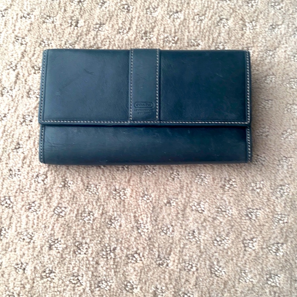 Coach black wallet